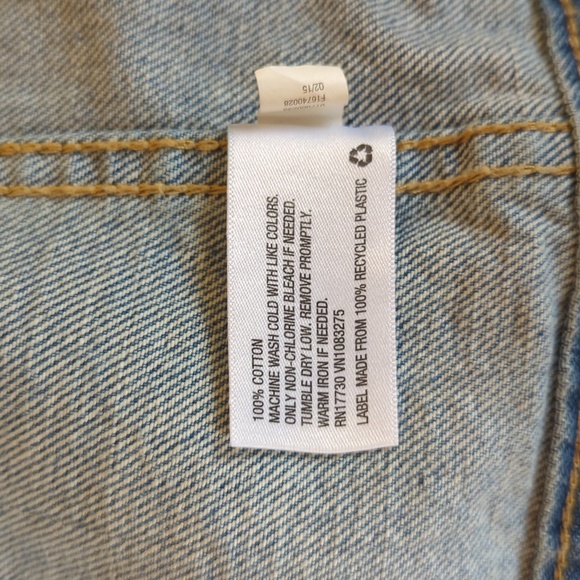 Moosimo supply Co faded denim blue jean jacket size large - Picture 4 of 7